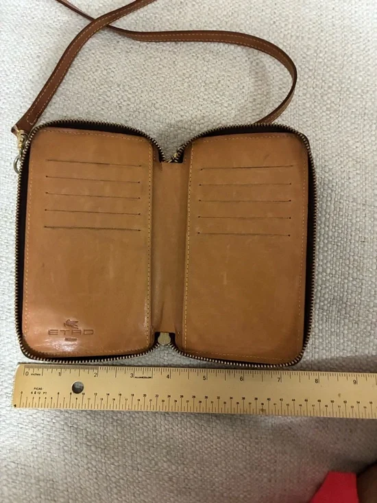 Etro paisley vintage compact   crossbody bag w/ small phone case - Picture 8 of 16